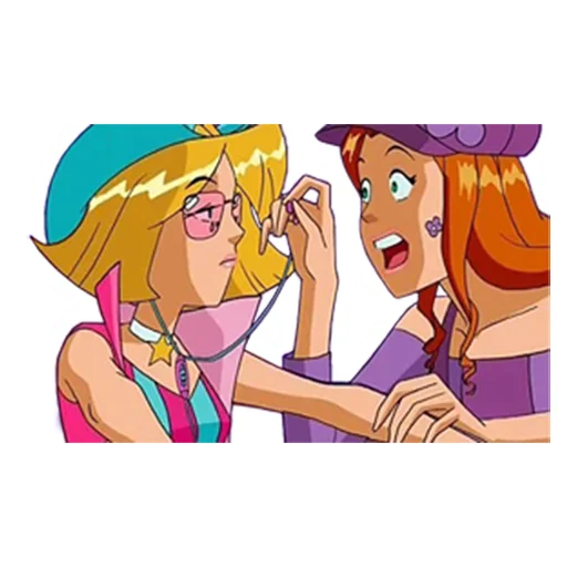 🤐 Стикер «Totally _ Spies» для Telegram