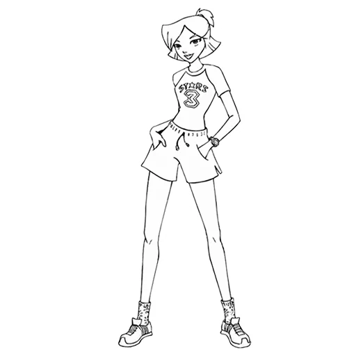 🙌 Стикер «Totally _ Spies» для Telegram