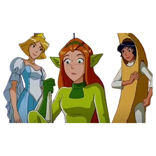 ❔ Стикер «Totally _ Spies» для Telegram