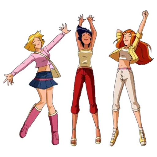 💖 Стикер «Totally _ Spies» для Telegram