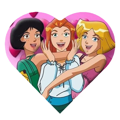 💝 Стикер «Totally _ Spies» для Telegram