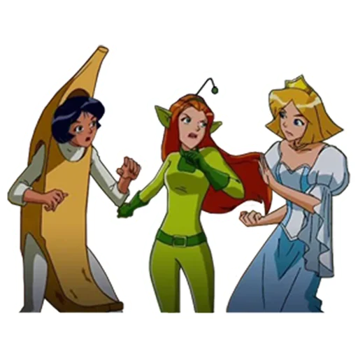 💡 Стикер «Totally _ Spies» для Telegram