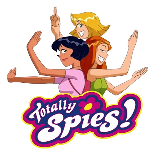 Стикерпак Totally _ Spies для Telegram — скачать