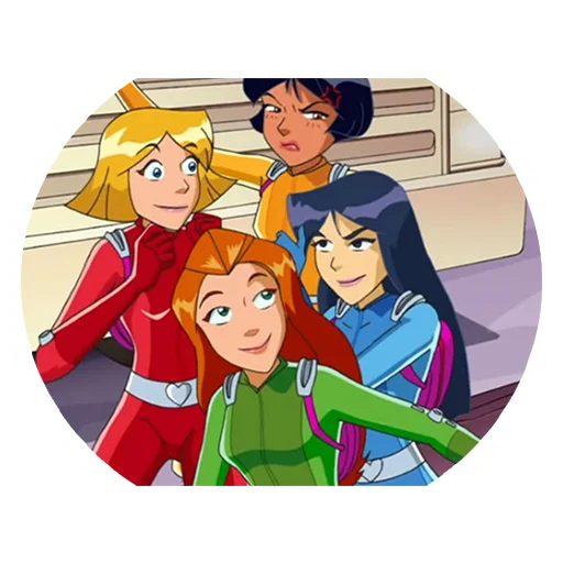 😤 Стикер «Totally _ Spies» для Telegram