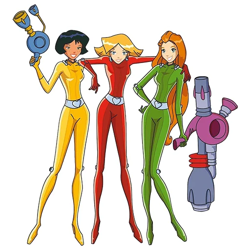 😊 Стикер «Totally _ Spies» для Telegram