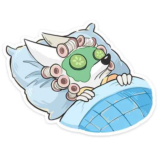 🥒 Стикер «Амели без надписей» для Telegram
