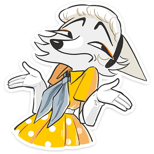 🤷 Стикер «Амели без надписей» для Telegram