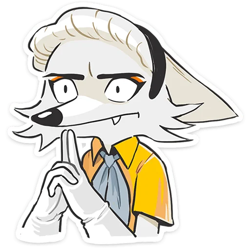 🤔 Стикер «Амели без надписей» для Telegram