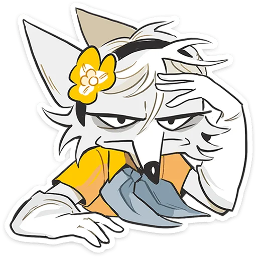 🫤 Стикер «Амели без надписей» для Telegram