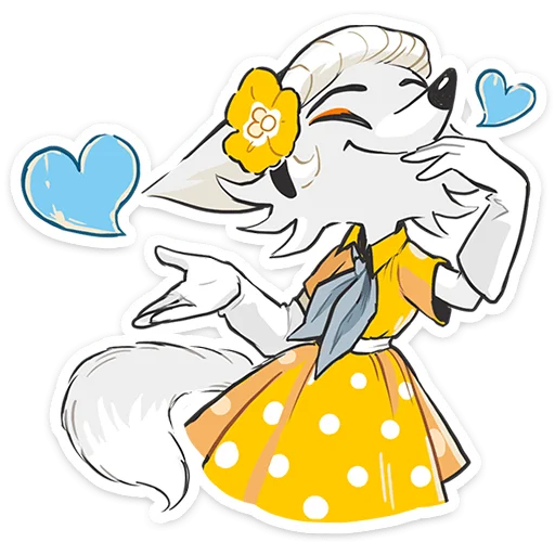 🥰 Стикер «Амели без надписей» для Telegram