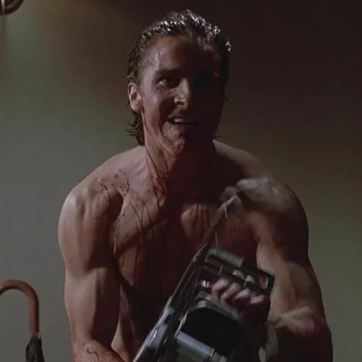 🪚 Стикер «American Psycho» для Telegram