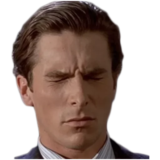 😑 Стикер «American Psycho» для Telegram