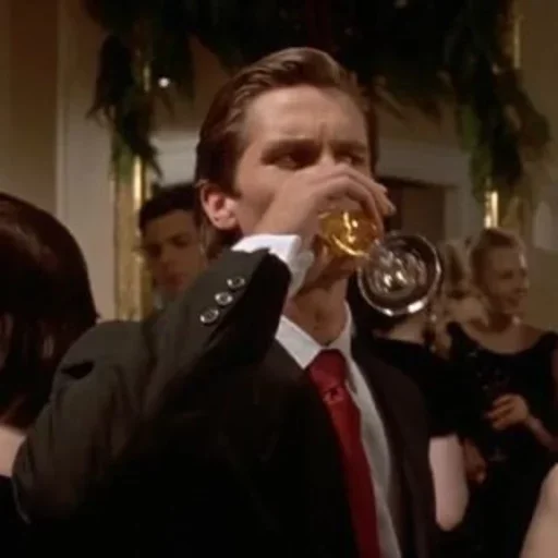 🥃 Стикер «American Psycho» для Telegram