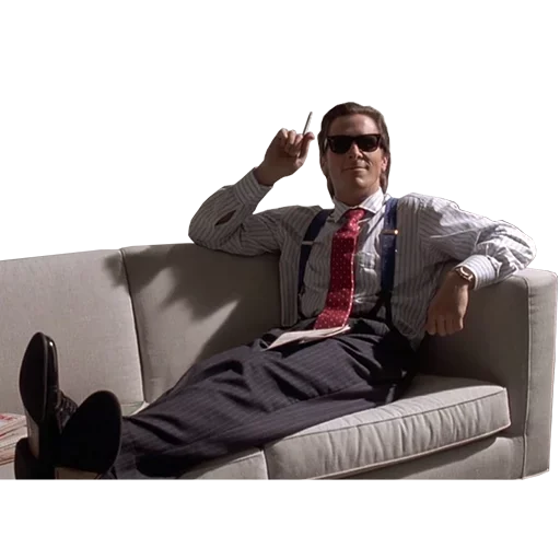 🛋 Стикер «American Psycho» для Telegram