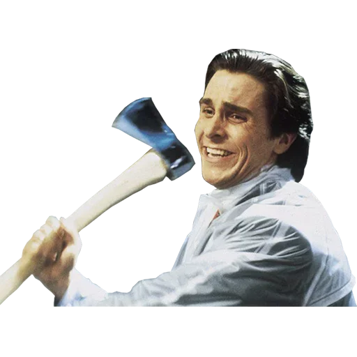 🪓 Стикер «American Psycho» для Telegram
