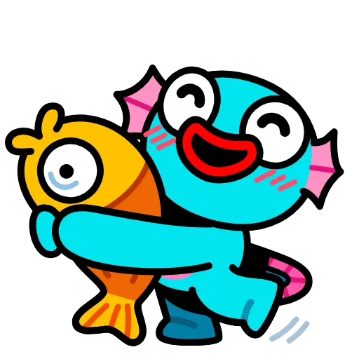 😘 Стикер «Амфибия» для Telegram