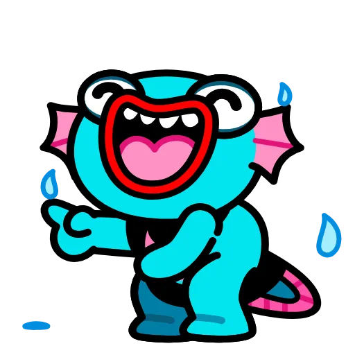 🤩 Стикер «Амфибия» для Telegram
