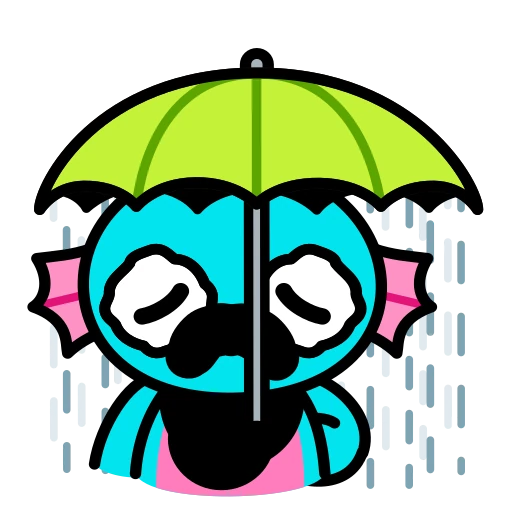☔ Стикер «Амфибия» для Telegram