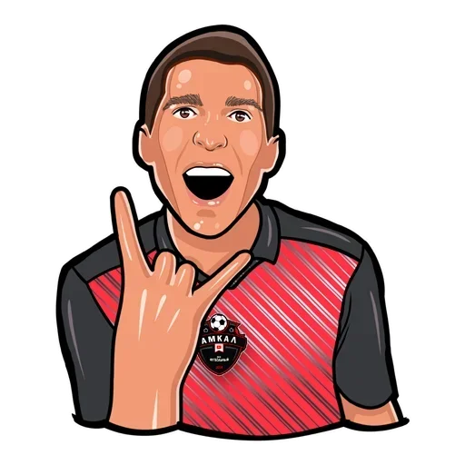 🤘 Стикер «Амкал» для Telegram