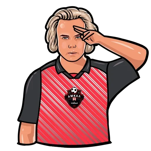 👋 Стикер «Амкал» для Telegram