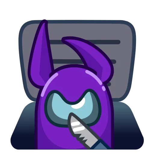 😈 Эмодзи «Among Us» для Telegram