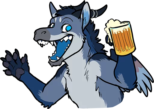 🍻 Стикер «Amos» для Telegram