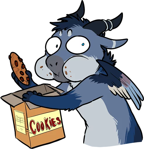 🍪 Стикер «Amos» для Telegram