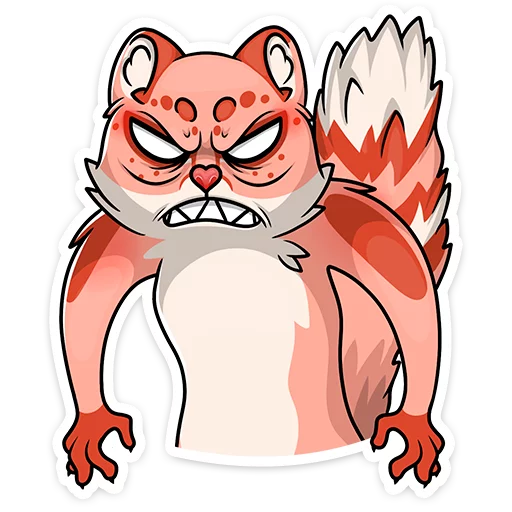 😡 Стикер «Cat tenderness» для Telegram