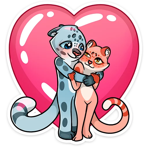 Стикерпак Cat tenderness для Telegram — скачать