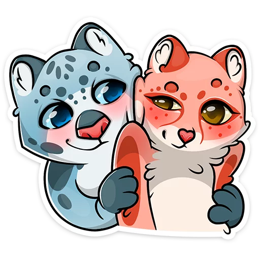 😏 Стикер «Cat tenderness» для Telegram