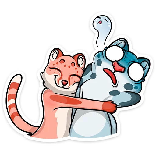 🤪 Стикер «Cat tenderness» для Telegram