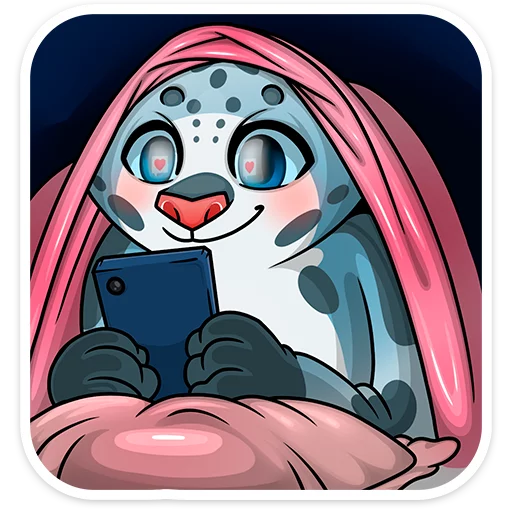 🎑 Стикер «Cat tenderness» для Telegram