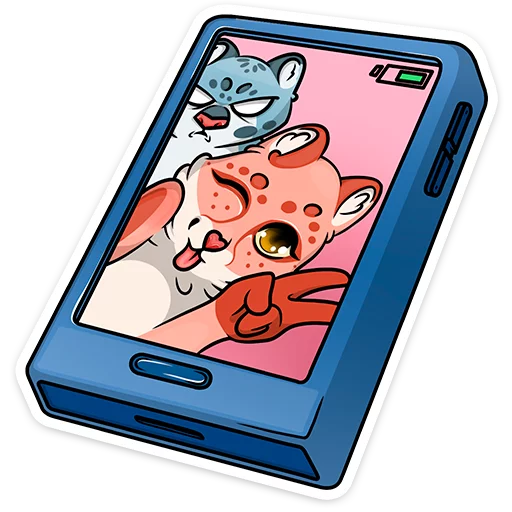 📸 Стикер «Cat tenderness» для Telegram