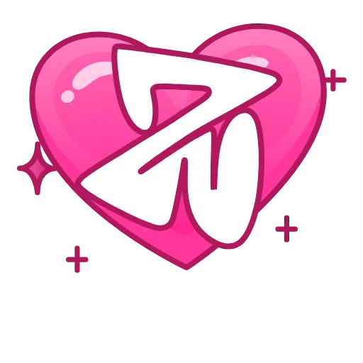 Эмодзи Pink Love для Telegram — скачать