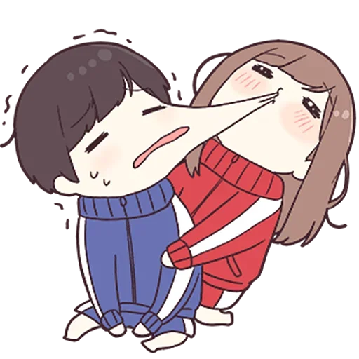 ❤️ Стикер «Ana & Rio» для Telegram