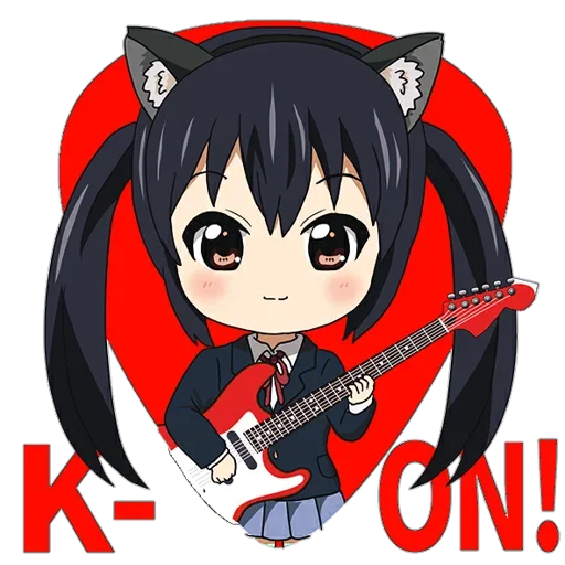 Стикерпак Azunyan для Telegram — скачать