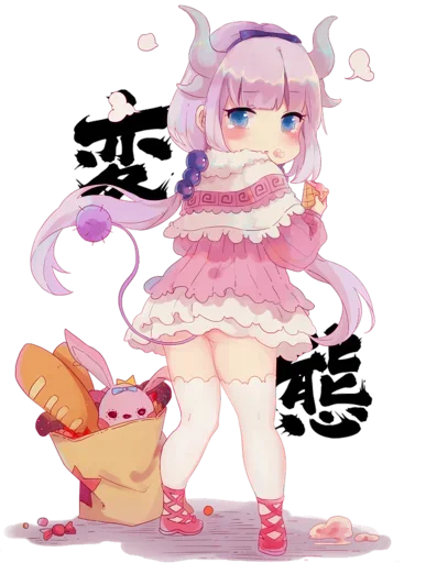 😊 Стикер «Kanna Chan FanBox» для Telegram