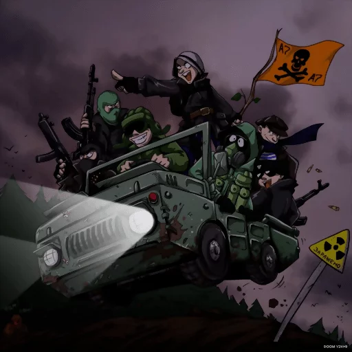 🚗 Стикер «S.T.A.L.K.E.R 2 Сборная Солянка» для Telegram