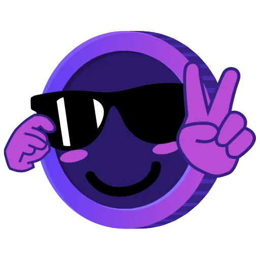 Стикерпак Purple для Telegram — скачать