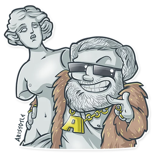 👑 Стикер «Greek Geeks» для Telegram