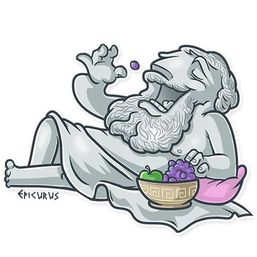 🍇 Стикер «Greek Geeks» для Telegram