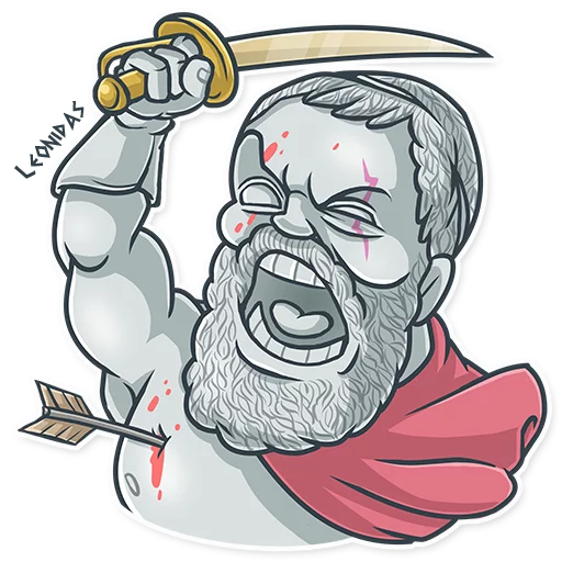 🗡 Стикер «Greek Geeks» для Telegram