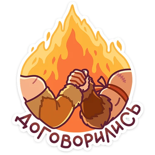 👧 Стикер «Андара» для Telegram
