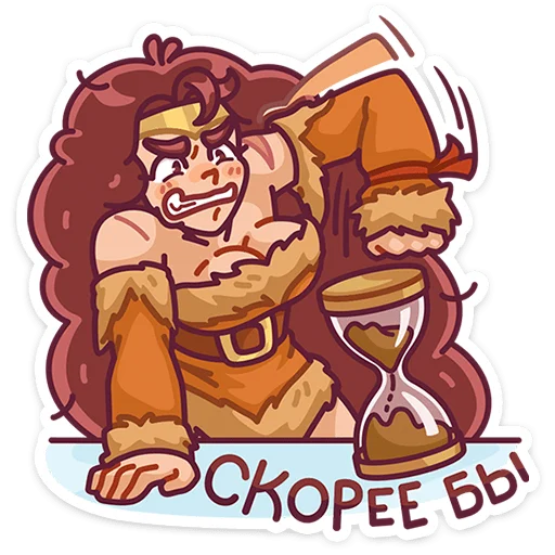 👧 Стикер «Андара» для Telegram