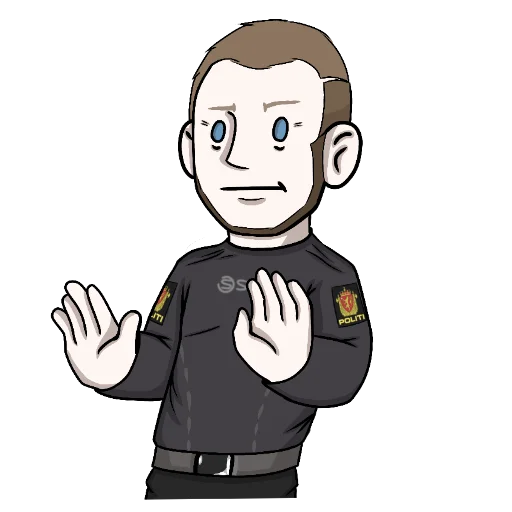 😳 Стикер «Anders Breivik SS» для Telegram