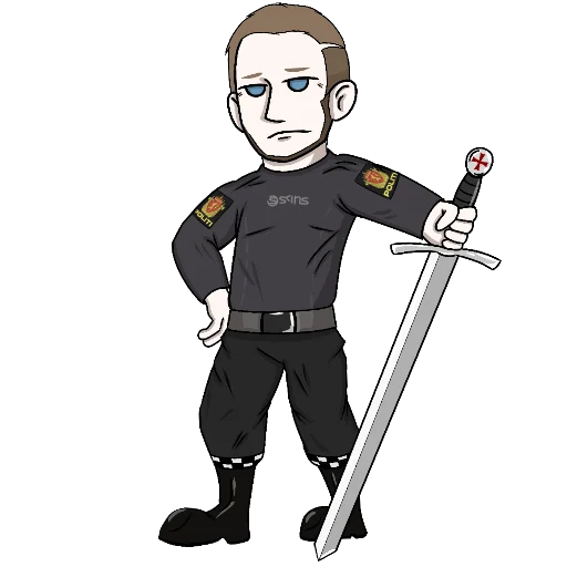 🫡 Стикер «Anders Breivik SS» для Telegram