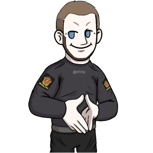 😏 Стикер «Anders Breivik SS» для Telegram