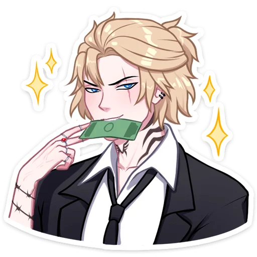 💰 Стикер «Анечка часто слышит» для Telegram