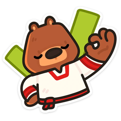 🌟 Стикер «Медведь Андрюшка» для Telegram