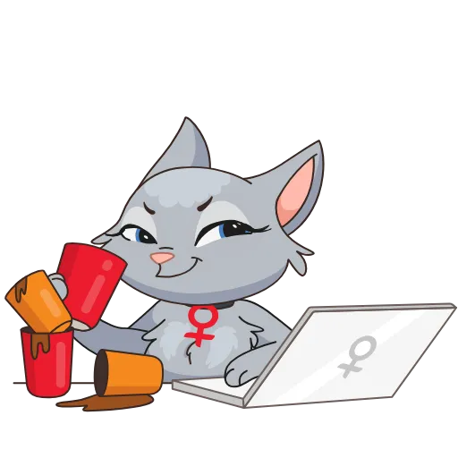 ☕️ Стикер «non russia version» для Telegram